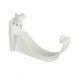 White Roundstyle 112mm Support Bracket