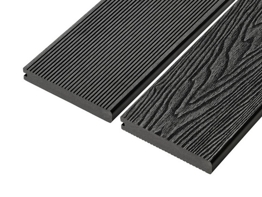 Sylvan solid-core commercial grade composite decking board profile